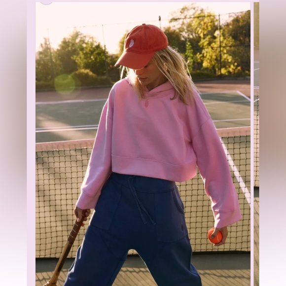 NWT Playing Games hoodie by Free People Movement in Jam Jewel - Picture 2 of 4